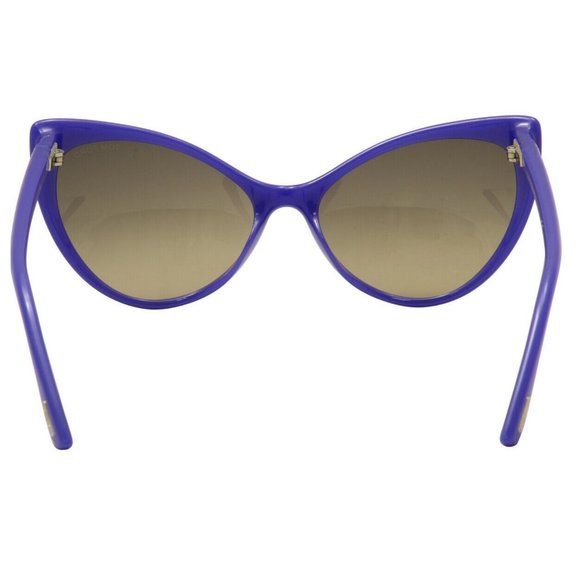 TOM FORD Blue Cat Eye Injected Sunglasses - Picture 8 of 8